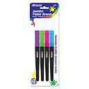 [3988] Paintbrush Set Kid's Jumbo 4/Pk