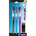 [PIL90054] Plumix Fountain Pen, Blue Ink 3/Pk
