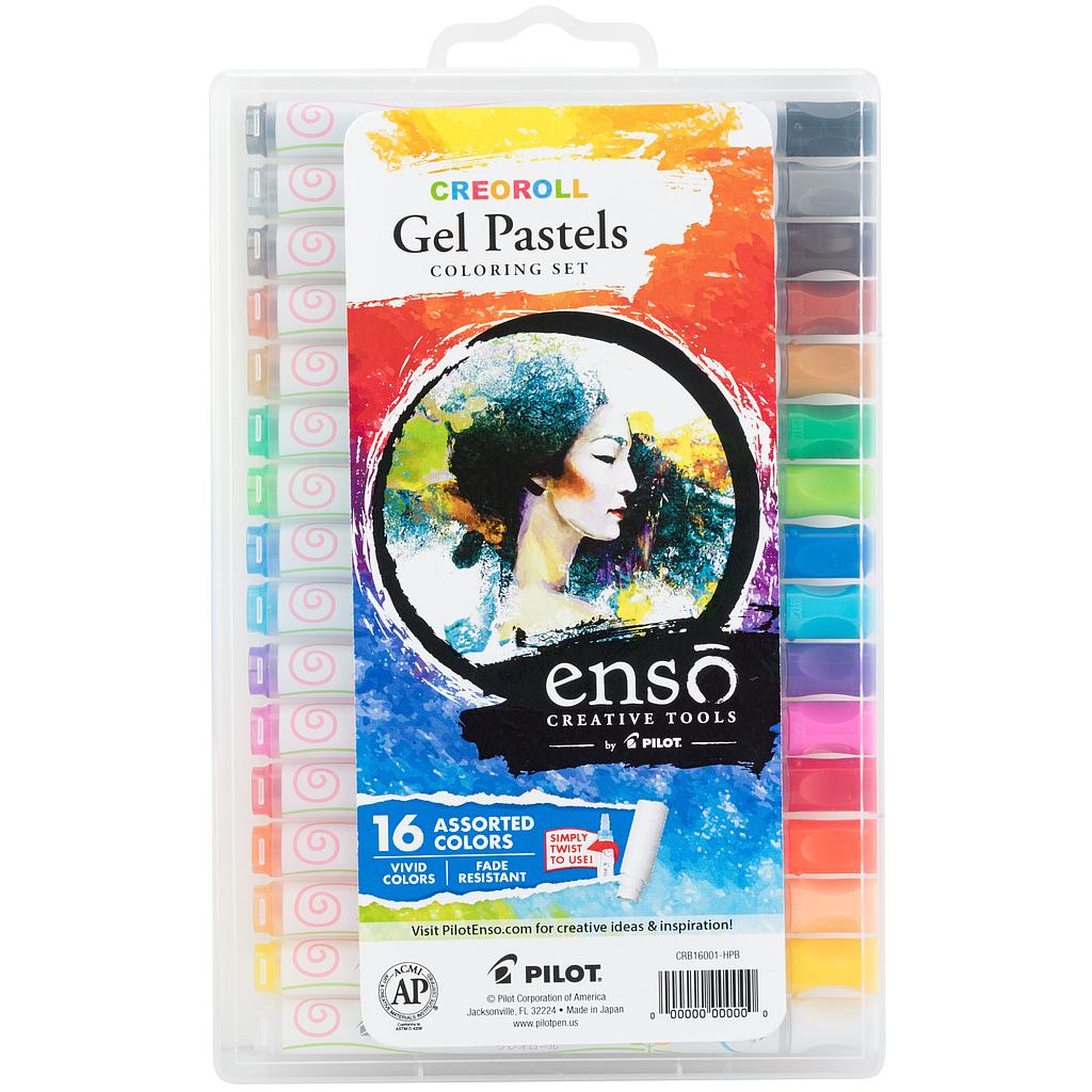 Creoroll Gel Pastels Asst. Color 16/Pk