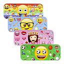 [02188] Pencil Box Assorted Tin  Emoji 8.5" x 3.25" x 1.5"