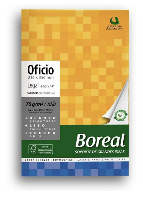 Papel Blanco, Tamaño Legal (8 1/2 x 14), Ream