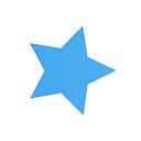 [C603002] Figuras de goma Eva estrella (20 unidades)