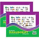 [543] Writing Pad - Manuscript, 10.5"X 8"(50 Ct.)