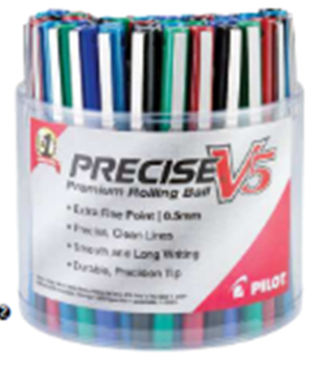 Precise V5 Rolling ball, extra fine 0.5mm, 48/pc tub (13057)