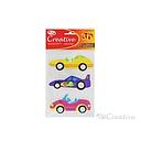 [C901018] Sticker de goma Eva medios de Transporte (3 unidades)