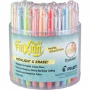[PIL4353] Frixion light pastel collection, erasable, medium 3.3mm, 50/pc tub display