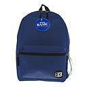 [B-1040] Navy Blue Basic Backpack