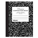 [5090] Premium Black Marble Composition Book