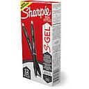 [2096145] Sharpie S-Gel Pens - 0.5 mm Pen Point Size - Retractable - Black Gel-based Ink - 1 Dozen