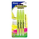 [2330] BAZIC Yellow Erasable Highlighter (3/Pack)