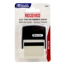 [6302] Received Self Inking Rubber Stamp (Red Ink)