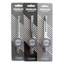 [BRO161-01MT] Molín Boligrafo OBLIQUE Mate Negro, Blanco y Gris B/P