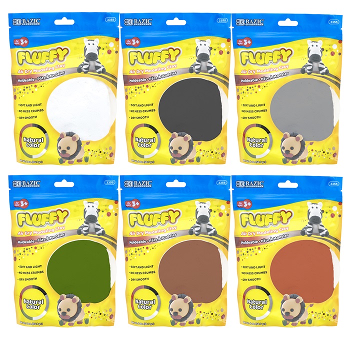 2 Oz. Natural/Earth Colors Air Dry Modeling Clay