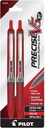 [PIL26082] Precise V5 2 PACK • EXTRA FINE POINT RED