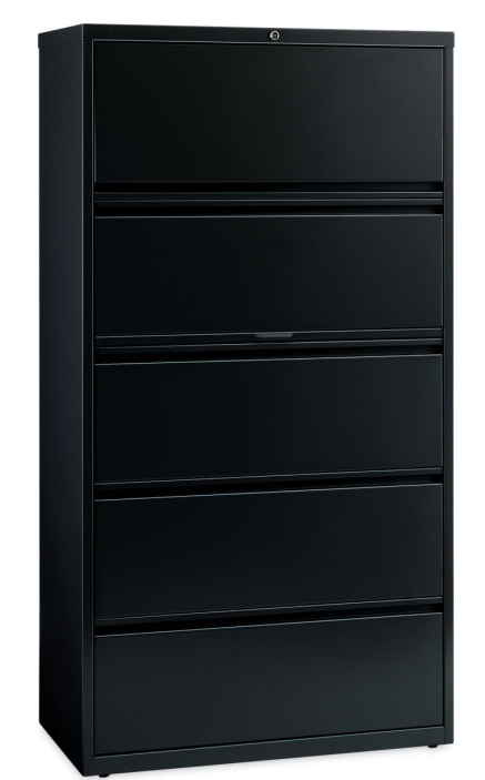 Lateral File 5 drw 36 w Black