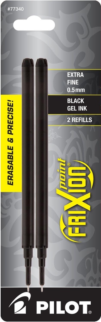 Pilot Frixion Synergy, Refill, Extra Fine PK/2 Blk
