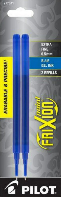 Pilot Frixion Synergy, Refill, Extra Fine PK/2 Blu