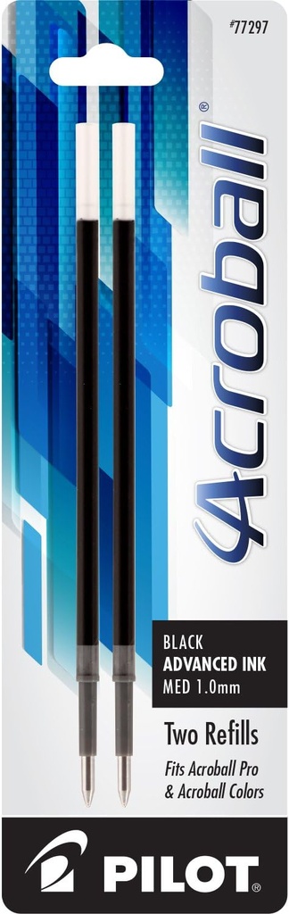 Acroball, Refill, Medium PK/2 Blk