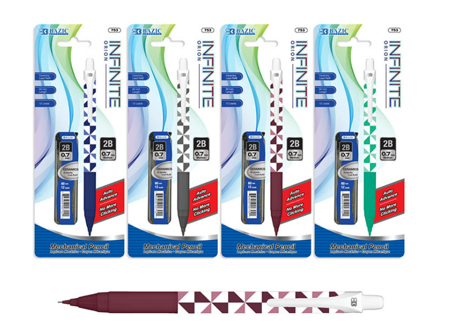 Infinite Orion 0.7 mm Auto Lead Advance Mechanical Pencil w/ Ceramics High-Quality