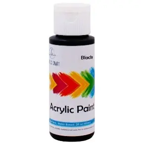 Acrylic Paint Black, 2 oz.
