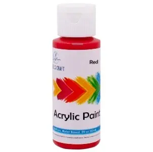 Acrylic Paint Red, 2 oz.