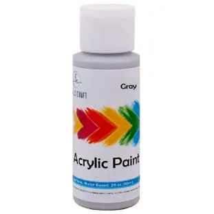 Acrylic Paint Gray, 2 oz.