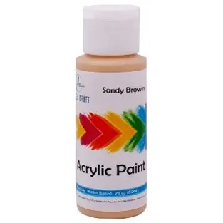 Acrylic Paint Sandy-Brown, 2 oz.