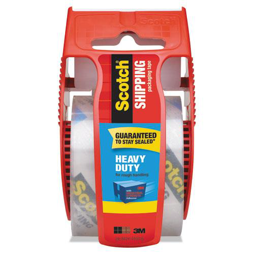 [MMM-142] Heavy-Duty Packaging Tape in Sure Start Disp. 1.88" x 800", Clear