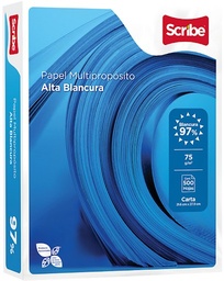 [020A01FB] Papel Blanco, Tamaño Carta (8 1/2 x 11), 10 Ream/Box, SCRIBE