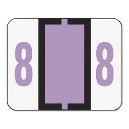 [ESS-18008] End Tab Labels, Number 8, 500/Roll