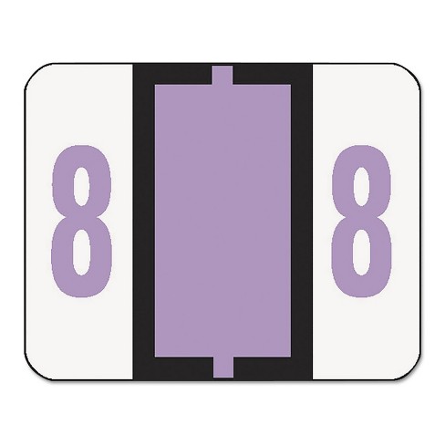 [ESS-18008] End Tab Labels, Number 8, 500/Roll