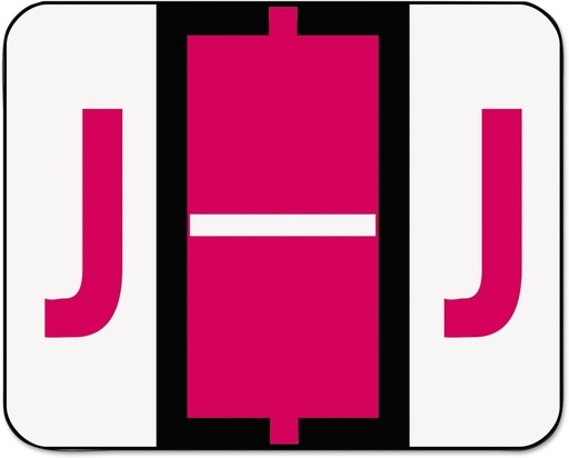 [ESS-18610] End Tab Labels, Letter J, 500/Roll