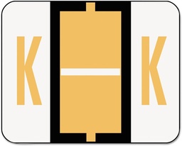 [ESS-18611] End Tab Labels, Letter K, 500/Roll