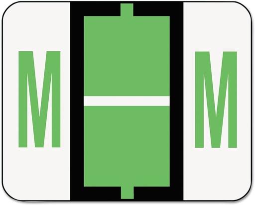 [ESS-18613] End Tab Labels, Letter M, 500/Roll