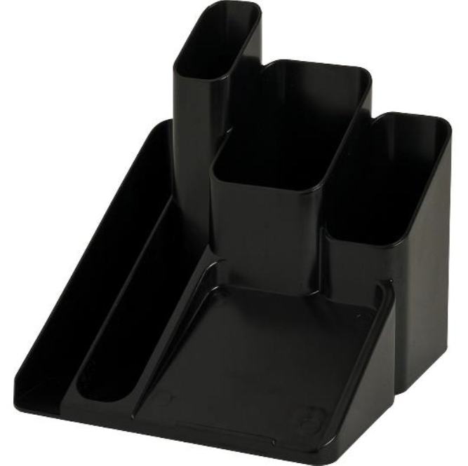[P0406] Desk Organizer Square, Black Color