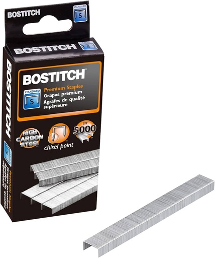 [SBS-1914CP] Standard Staples, 1/4" Leg Length, 5000/Box