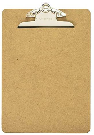 [T0201A] Clipboard Standard Wood Letter Size