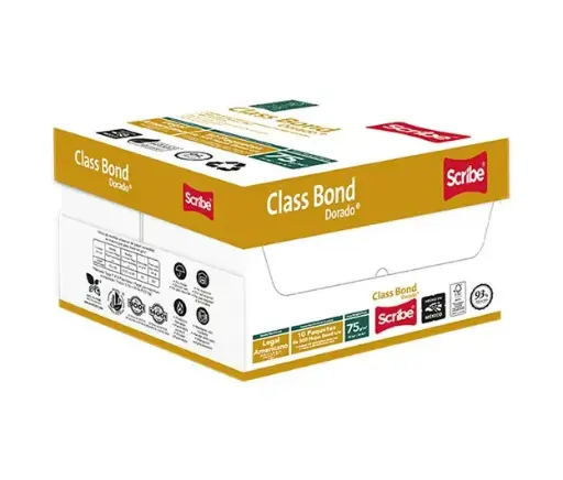 [020A02BOX] Papel Blanco, Tamaño Legal (8 1/2 x 14), SCRIBE (10 Ream Box)