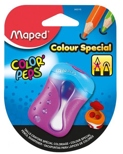 [43110] Pencil Sharpener Color, Peps 2 Holes, Each