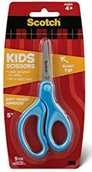 [MMM-1442B] Scotch/ Soft Touch Blunt Kid Scissor 1442B