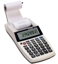 [VCT-1205-4] 1205-4 Palm/Desktop One-Color Printing Calculator, Black Print, 2 Lines/Sec