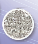 [E0400A] Glitter 3/4 oz Silver Blister