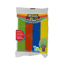 [3340] 1 lb 4 Primary Color Modeling Clay Sticks