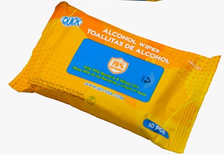 [1W0101] Alcohol Wipes 10/Pk