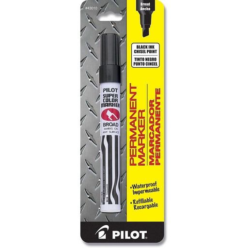 [PIL43010] Permanent Marker Black 1/Pk