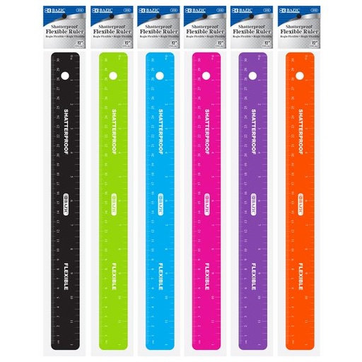 [315-FLX] 12" (30cm) Shatterproof Flexible Ruler