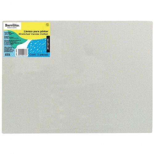 [BARR-L2430] Lienzo para pintar mediano 9 1/2 x 12 (Canvas)Pk/3