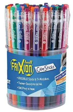 [PIL5498] Frixion Colorsticks Fine Asst 48pc Bc Tub (12305)