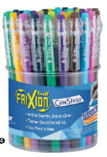 [PIL5498] Frixion Colorsticks Fine Asst 48pc Bc Tub (2)(12305)