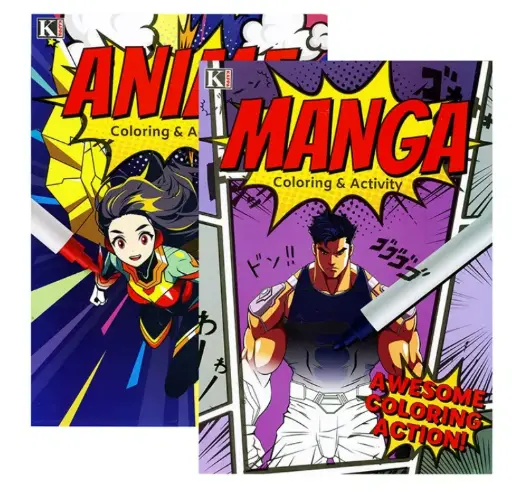 [18082] KAPPA Anime Fun Coloring & Activity Book